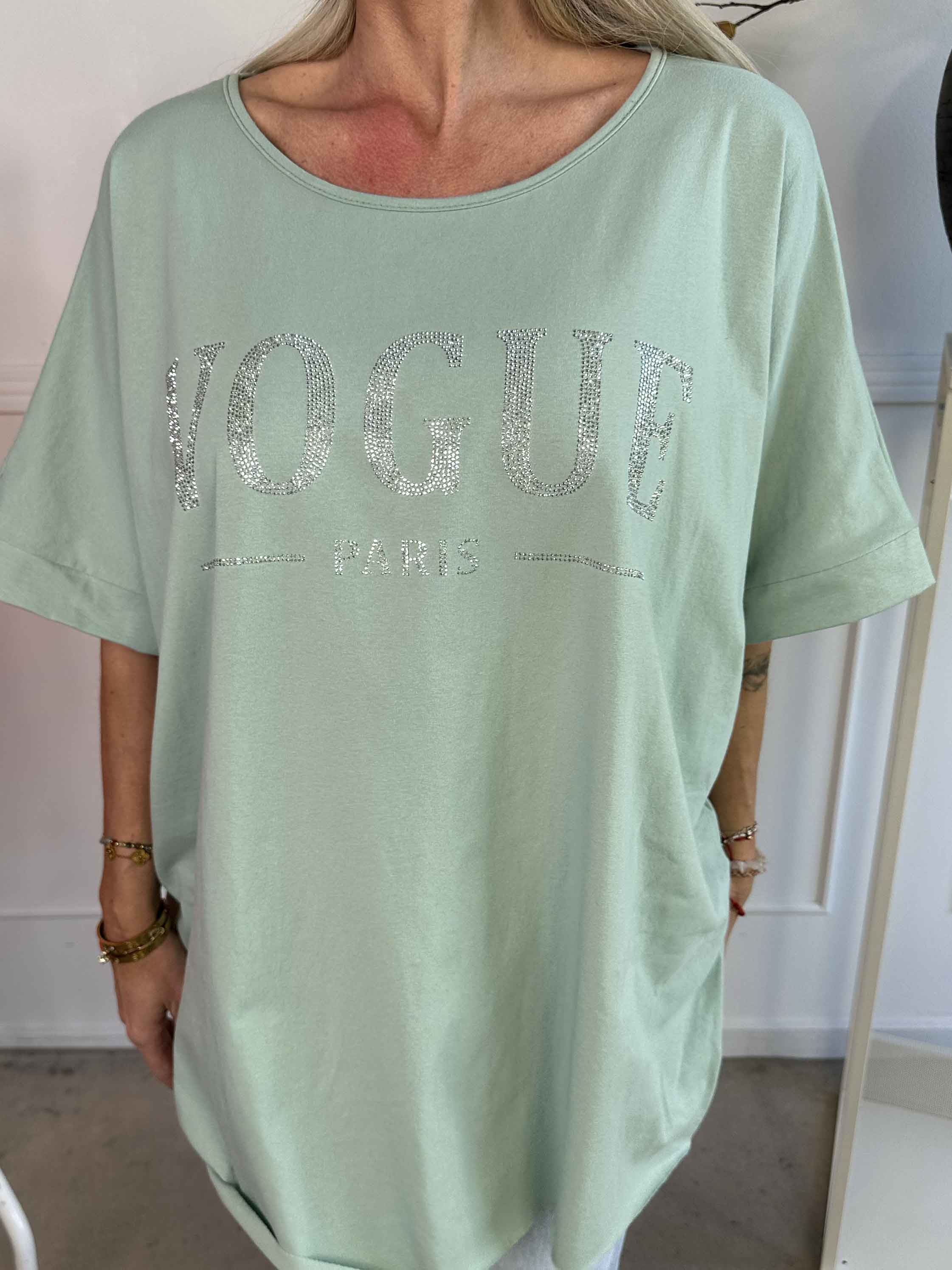 Mintu - T-shirt med mockaränder